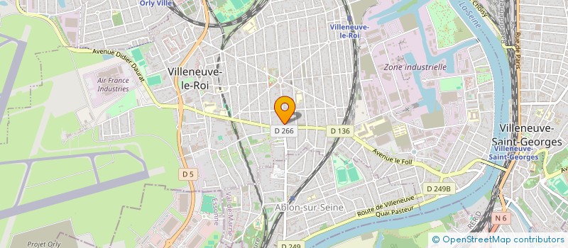 localisation de l'entreprise MONSIEUR JOEL BOD  VILLENEUVE-LE-ROI