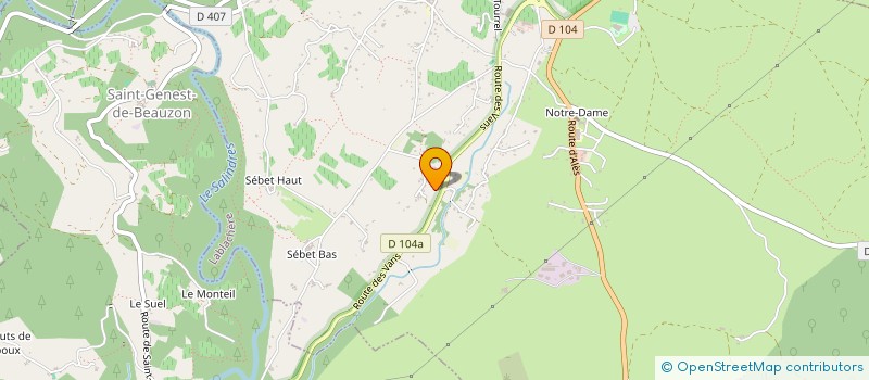 localisation de l'entreprise MONSIEUR JOEL BOISSIN  LABLACHERE