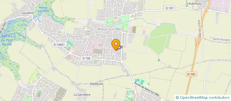 localisation de l'entreprise MONSIEUR JOEL BONNEAU  NIEUL-SUR-MER