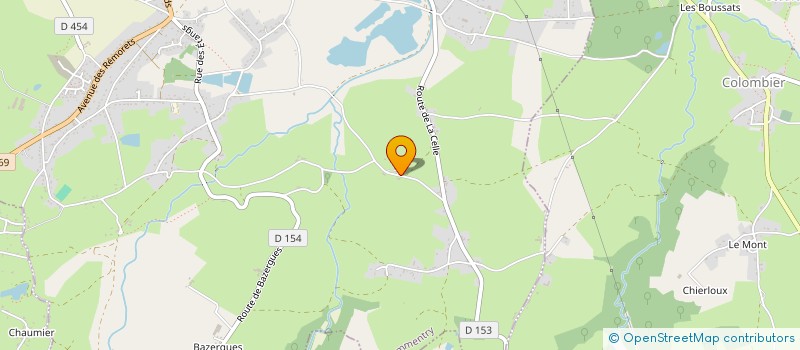 localisation de l'entreprise MONSIEUR JOEL BONNICHON  COMMENTRY