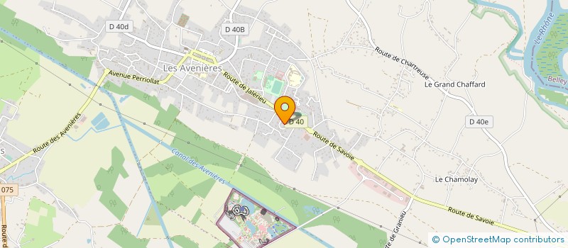 localisation de l'entreprise MONSIEUR JOEL BORDEL  LES AVENIERES VEYRINS-THUELLIN