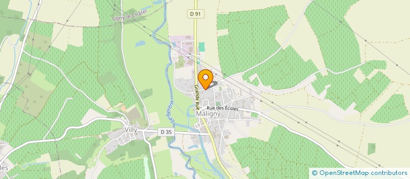 localisation de l'entreprise MONSIEUR JOEL BORDET à MALIGNY