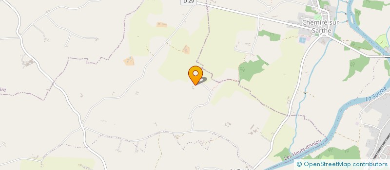 localisation de l'entreprise MONSIEUR JOEL BORDIER à LES HAUTS-D'ANJOU
