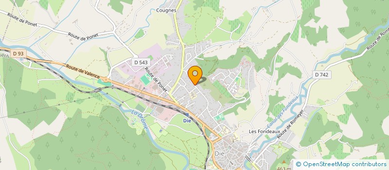 localisation de l'entreprise MONSIEUR JOEL BOREL  DIE