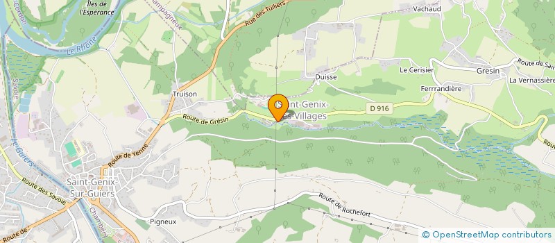 localisation de l'entreprise MONSIEUR JOEL BORGEY à SAINT-GENIX-LES-VILLAGES