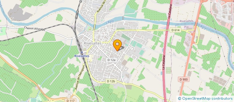 localisation de l'entreprise MONSIEUR JOEL BORREILL  RIVESALTES