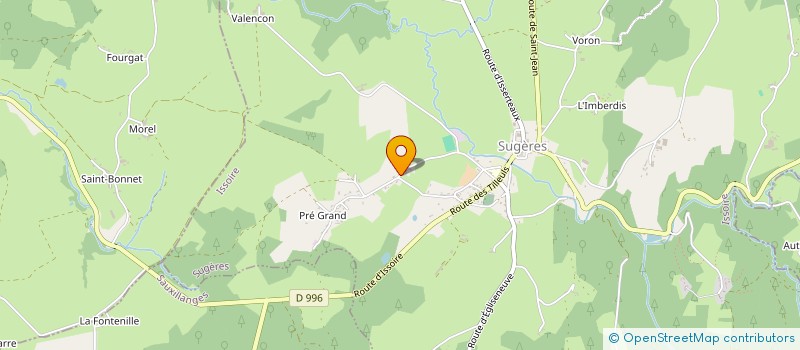 localisation de l'entreprise MONSIEUR JOEL BORY  SAINT-QUENTIN-SUR-SAUXILLANGES