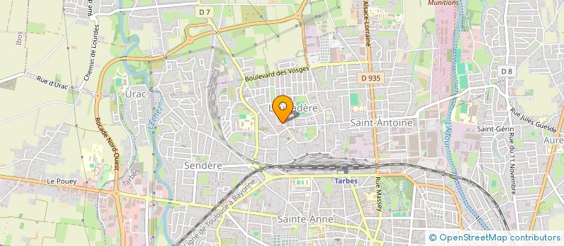 localisation de l'entreprise MONSIEUR JOEL BOSSA  TARBES