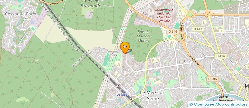 localisation de l'entreprise MONSIEUR JOEL BOSTON  LE MEE-SUR-SEINE