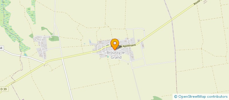 localisation de l'entreprise MONSIEUR JOEL BOUCQUEMONT  BROUSSY-LE-GRAND