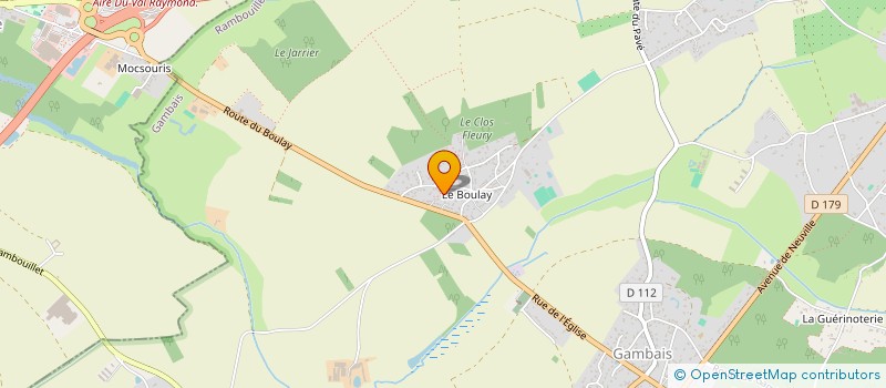 localisation de l'entreprise MONSIEUR JOEL BOUDON  GAMBAIS