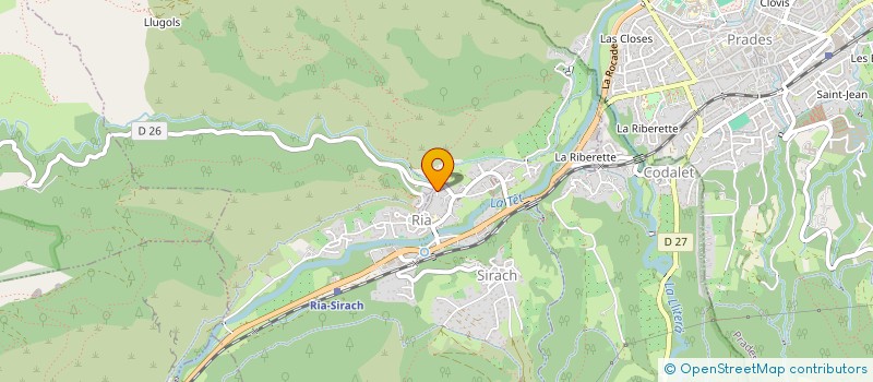 localisation de l'entreprise MONSIEUR JOEL BOULET  RIA-SIRACH