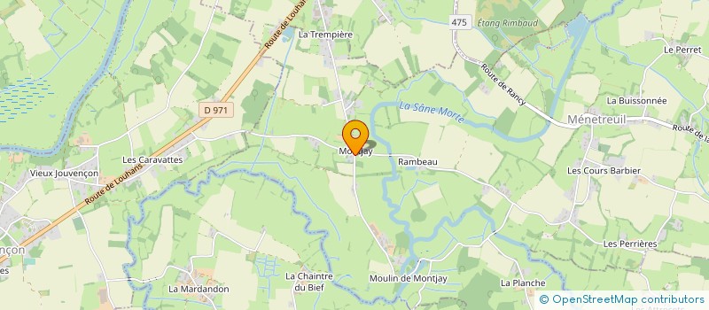 localisation de l'entreprise MONSIEUR JOEL BOURRAS  MENETREUIL