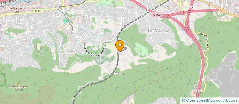 localisation de l'entreprise MONSIEUR JOEL BOURRELLY à AUBAGNE
