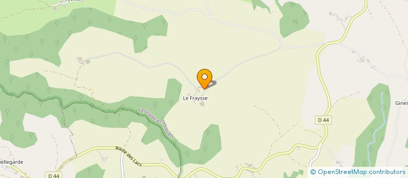 localisation de l'entreprise MONSIEUR JOEL BOUTEILLE  LESTRADE-ET-THOUELS