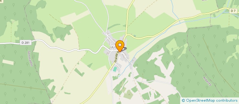 localisation de l'entreprise MONSIEUR JOEL BOUVERET  ARBECEY