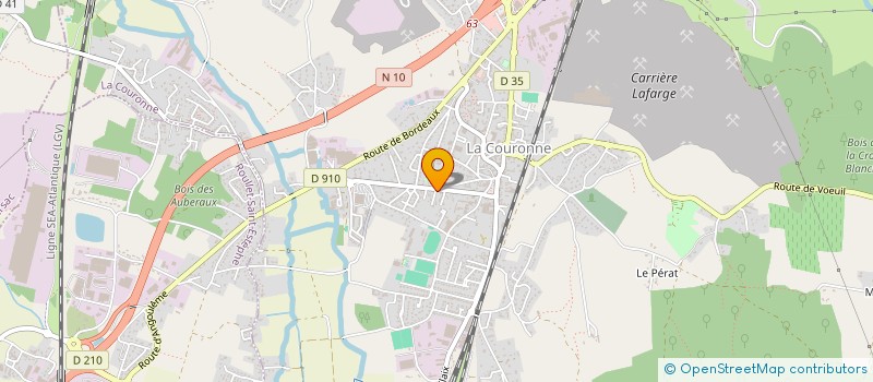 localisation de l'entreprise MONSIEUR JOEL BOUYER  LA COURONNE