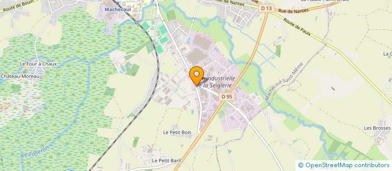 localisation de l'entreprise MONSIEUR JOEL BREHARD  MACHECOUL-SAINT-MEME