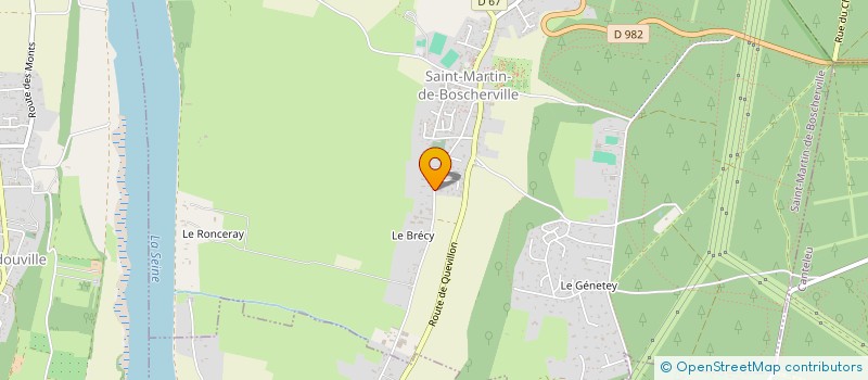 localisation de l'entreprise MONSIEUR JOEL BREON  SAINT-MARTIN-DE-BOSCHERVILLE