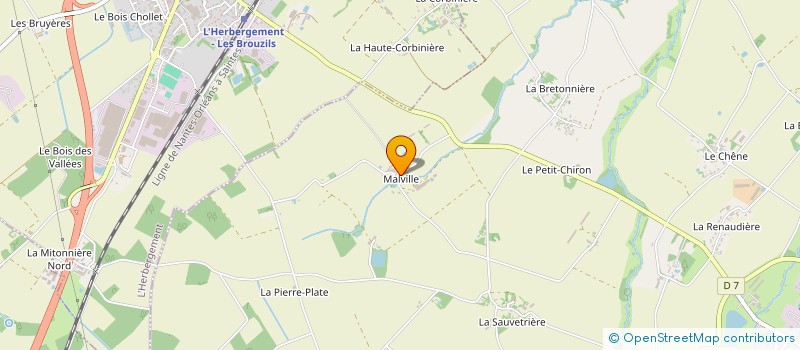 localisation de l'entreprise MONSIEUR JOEL BRETAUD à LES BROUZILS
