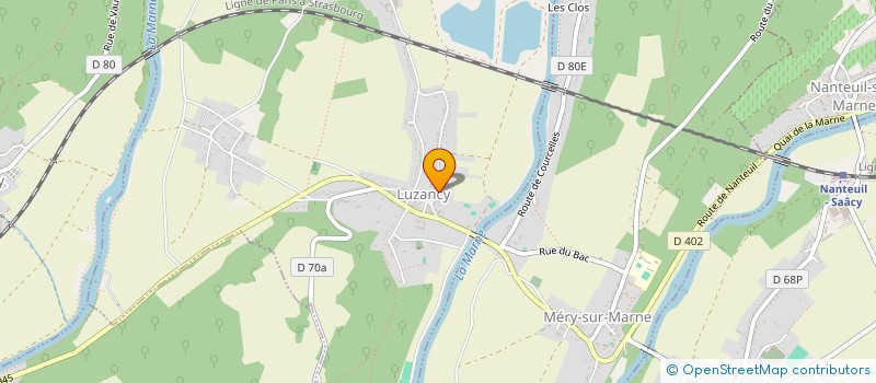 localisation de l'entreprise MONSIEUR JOEL BRETAUDEAU  LUZANCY