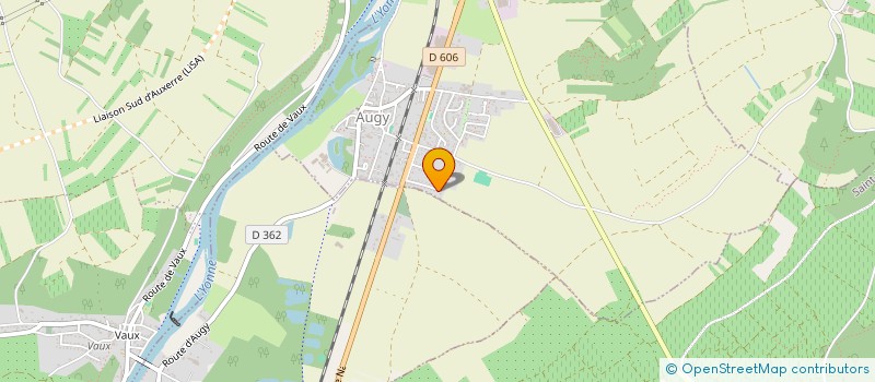 localisation de l'entreprise MONSIEUR JOEL BRETHEAU  AUGY