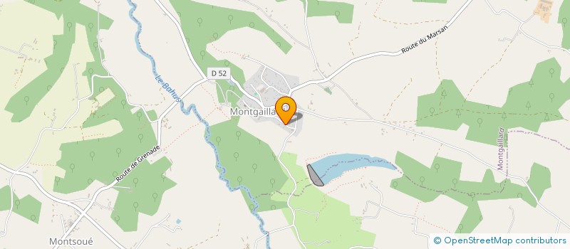 localisation de l'entreprise MONSIEUR JOEL BRETHES  MONTGAILLARD