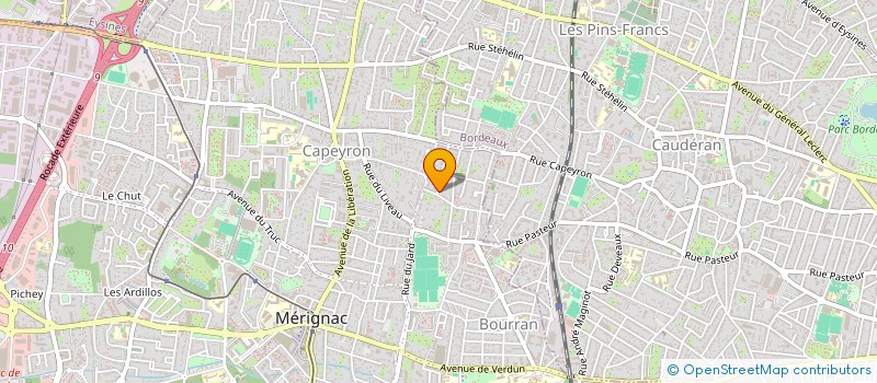 localisation de l'entreprise MONSIEUR JOEL BRIAND  MERIGNAC