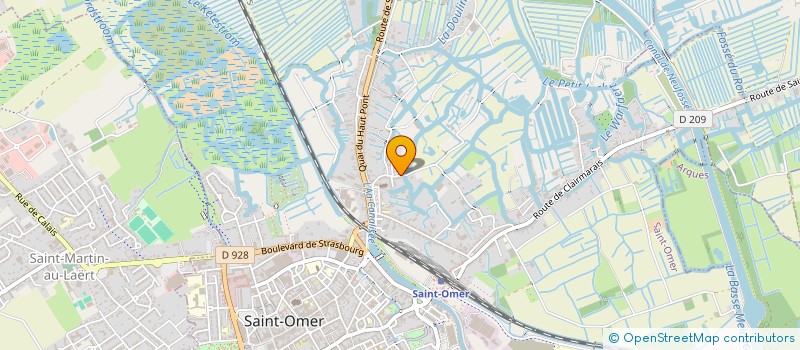 localisation de l'entreprise MONSIEUR JOEL BRICHE  SAINT-OMER