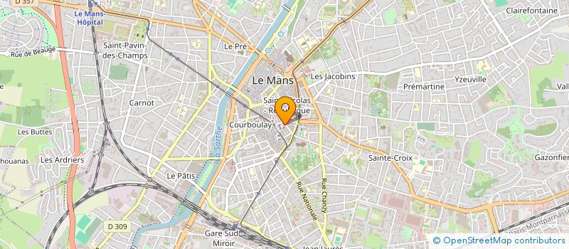 localisation de l'entreprise MONSIEUR JOEL BRUNEAU à LE MANS