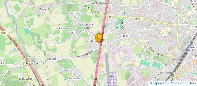 localisation de l'entreprise MONSIEUR JOEL BUCHOT à CHARNAY-LES-MACON