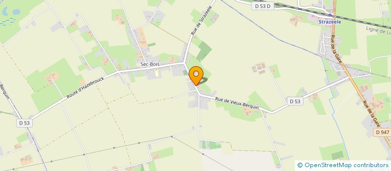 localisation de l'entreprise MONSIEUR JOEL BURET  VIEUX-BERQUIN