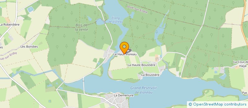 localisation de l'entreprise MONSIEUR JOEL CADOREL à JOUE-SUR-ERDRE