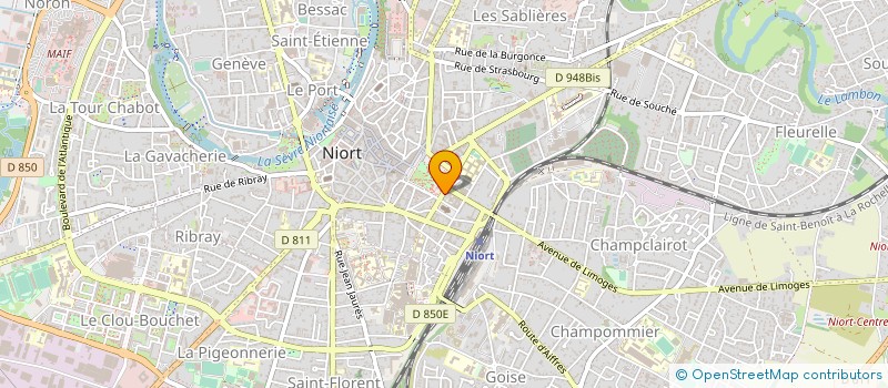 localisation de l'entreprise MONSIEUR JOEL CAILLARD à NIORT
