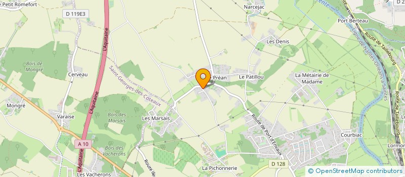 localisation de l'entreprise MONSIEUR JOEL CAILLAUD à SAINTES