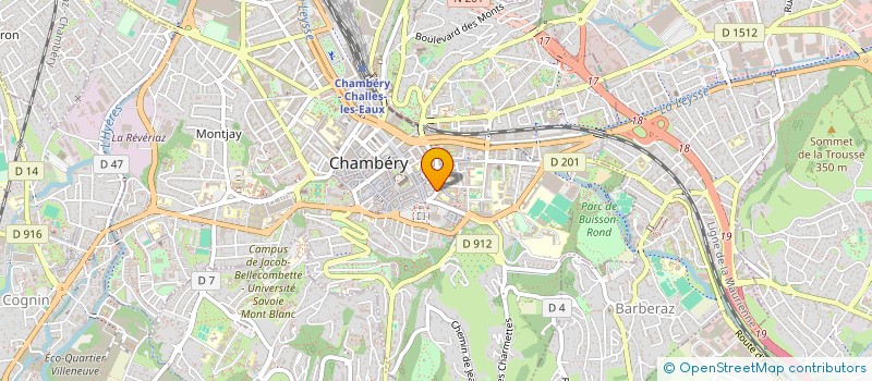 localisation de l'entreprise MONSIEUR JOEL CAILLET à CHAMBERY