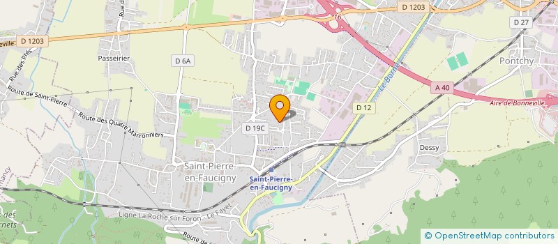 localisation de l'entreprise MONSIEUR JOEL CALAS  SAINT-PIERRE-EN-FAUCIGNY