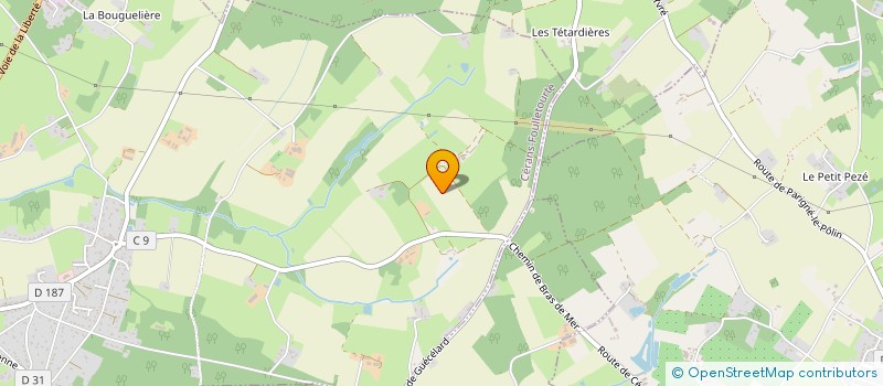 localisation de l'entreprise MONSIEUR JOEL CAMEMBERT  CERANS FOULLETOURTE