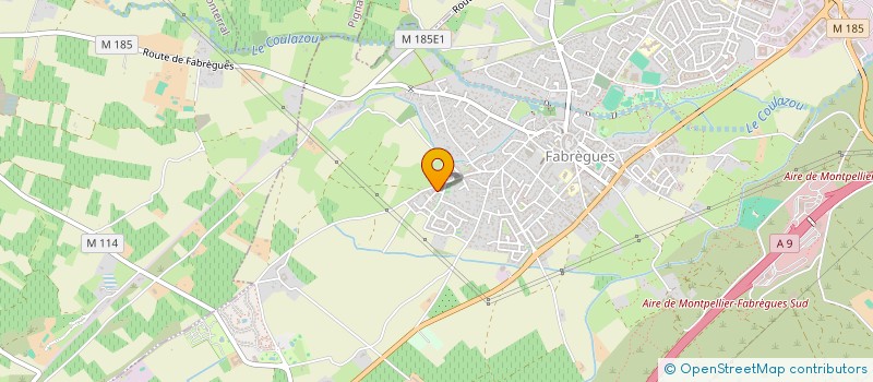 localisation de l'entreprise MONSIEUR JOEL CAMUS  FABREGUES