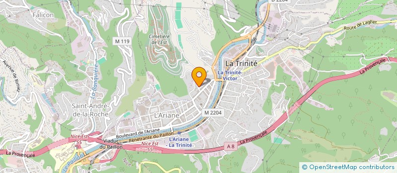localisation de l'entreprise MONSIEUR JOEL CARBONE à NICE