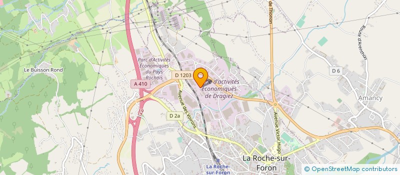 localisation de l'entreprise MONSIEUR JOEL CARDINAUX à LA ROCHE-SUR-FORON