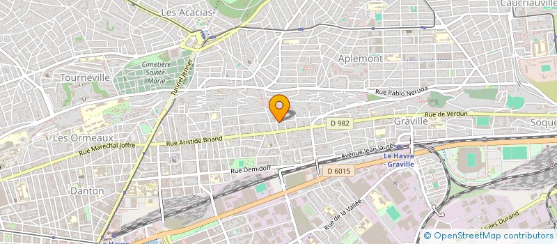 localisation de l'entreprise MONSIEUR JOEL CARON à LE HAVRE