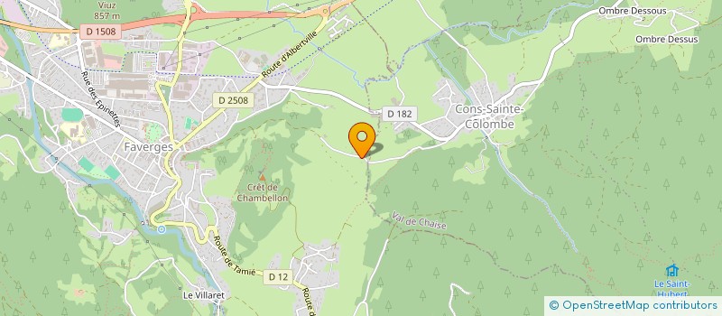 localisation de l'entreprise MONSIEUR JOEL CARRIER  FAVERGES-SEYTHENEX