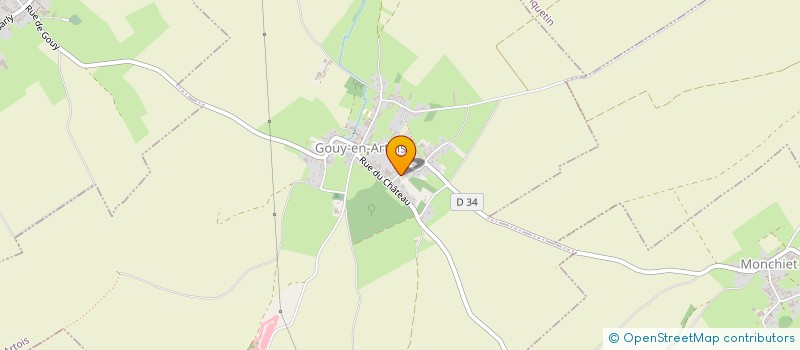 localisation de l'entreprise MONSIEUR JOEL CAUDRON  GOUY-EN-ARTOIS