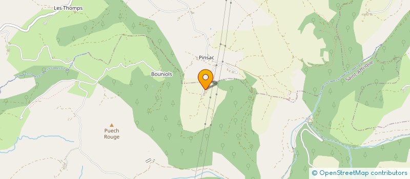 localisation de l'entreprise MONSIEUR JOEL CAUMES  ST-AFFRIQUE