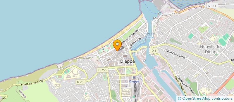 localisation de l'entreprise MONSIEUR JOEL CAUMONT  DIEPPE