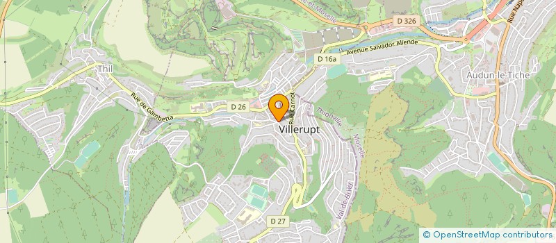 localisation de l'entreprise MONSIEUR JOEL CECCONI  VILLERUPT