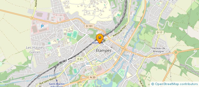 localisation de l'entreprise MONSIEUR JOEL CESARINI à ETAMPES
