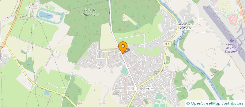 localisation de l'entreprise MONSIEUR JOEL CHAINEAU  L'HUISSERIE