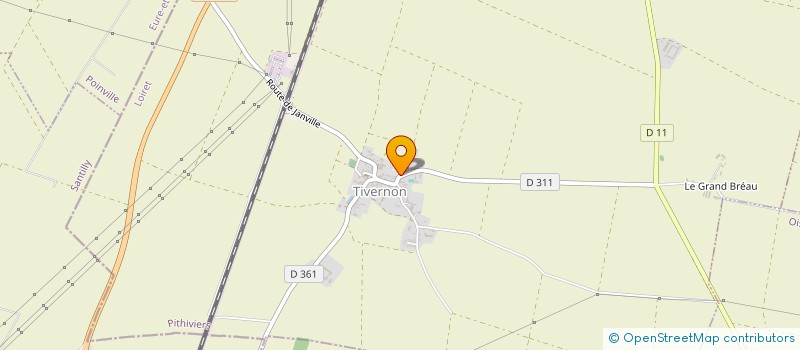 localisation de l'entreprise MONSIEUR JOEL CHAMPY  TIVERNON